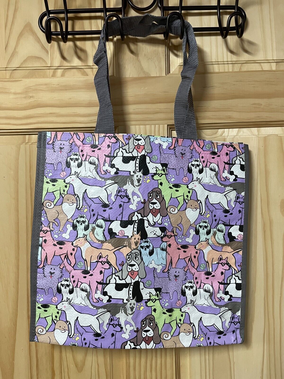 2 Petco Dogs Reusable Shopping Tote Purple Bag Petco Tote Bag - фотография #2