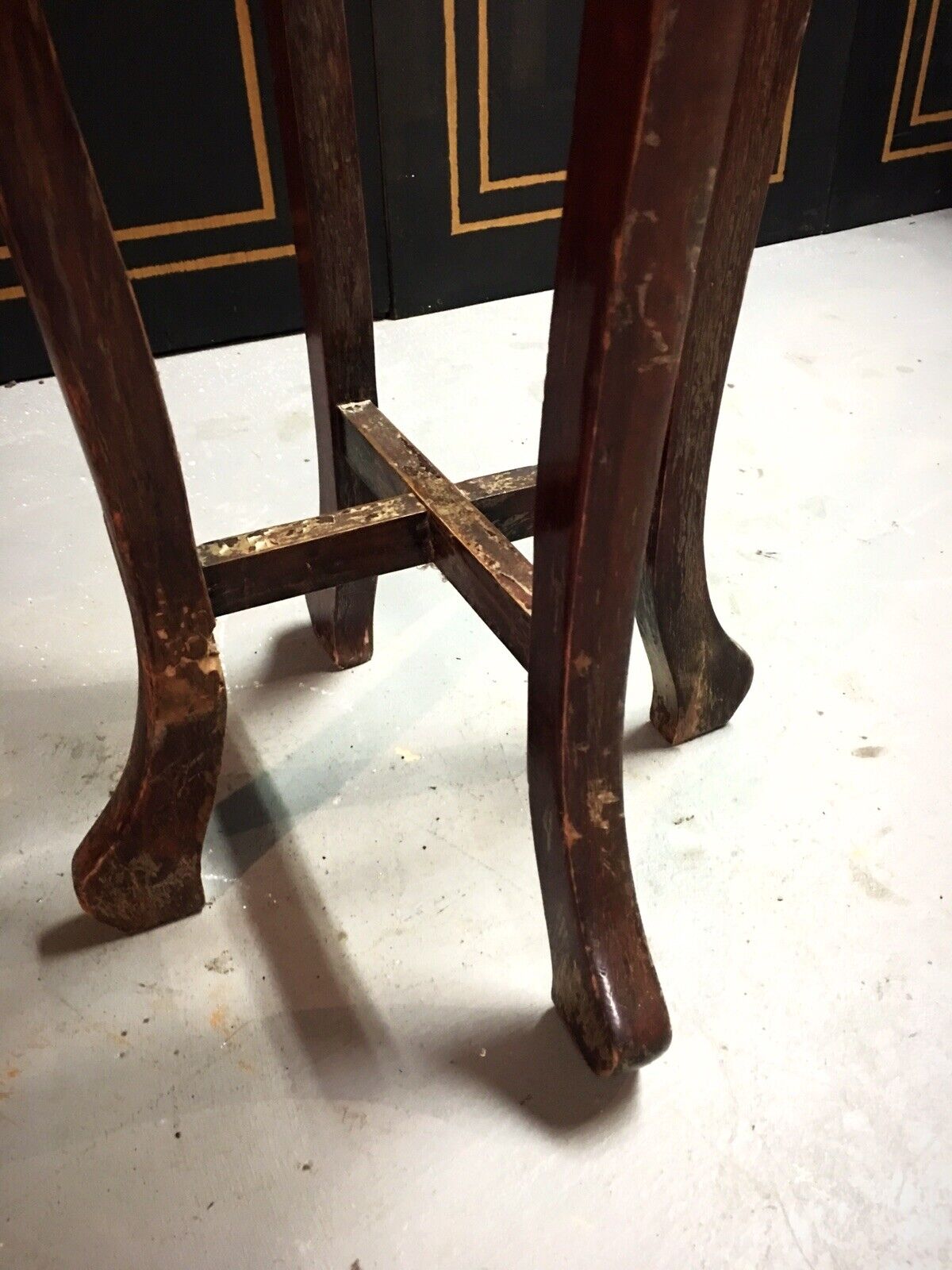 Chinese Antique Carved Rosewood Pedestal Table Без бренда - фотография #6