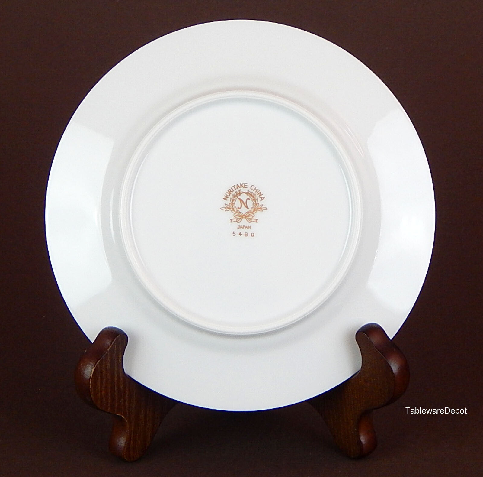 NORITAKE 5480: Set of 4 Bread Plates, MINT UNUSED Condition! Gold & White Noritake 5480 - фотография #3