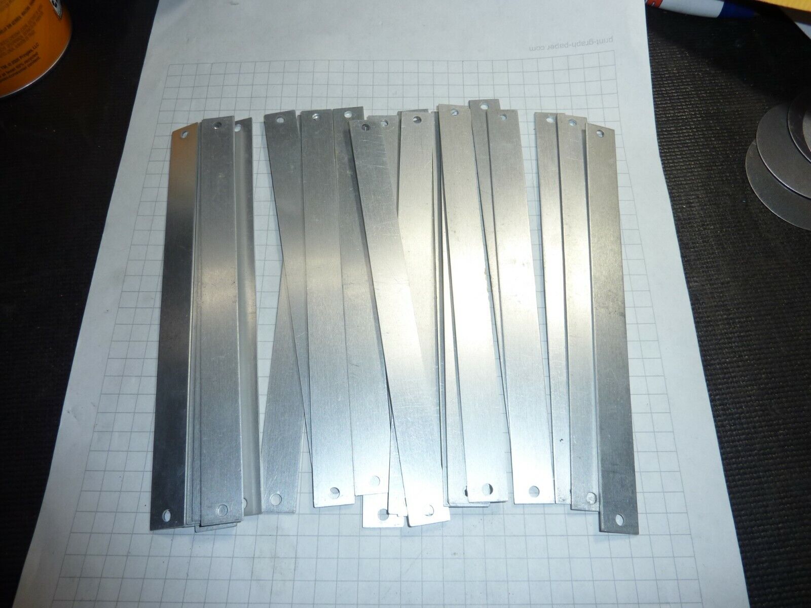 25 pcs 12.6mm x 153mm long 1mm thick  Aluminum Engraving Plate Unbranded Does Not Apply - фотография #8