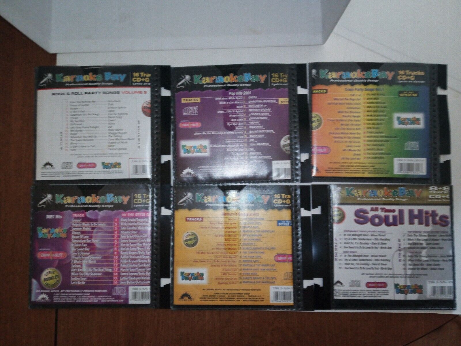 Karaoke Bay Karaoke Discs 6  Genres Rock -Pop-Soul-Duet-Motown-Party CD+G Karaoke Bay - фотография #2