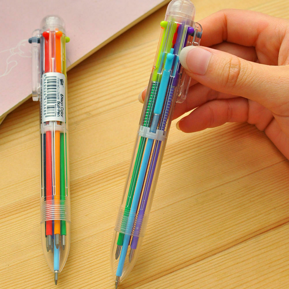 Wholesale 10PCS Multi-color 6 in 1 Ballpoint Pens Kids School Office Pen Supply Unbranded - фотография #8
