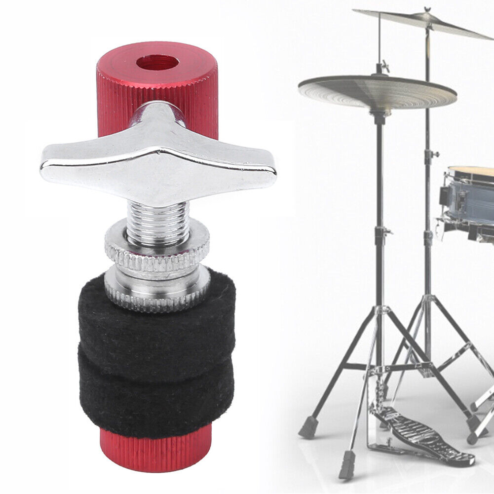Hi Hat Cymbal Clutch High Quality Red Black Drum Kit Fittings Musical MNS Unbranded Does Not Apply - фотография #4