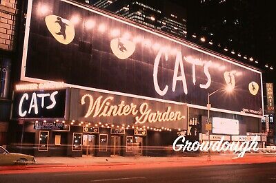 Cats Andrew Lloyd Webber New York City Broadway Winter Garden 4 35mm Slides  Без бренда