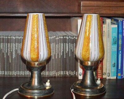 Pair vintage table lamp 1960. Midcentury lamp. Stilnovo lamp moderniste Без бренда - фотография #9