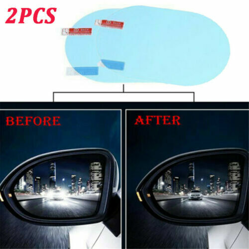 2x Waterproof For Car Rearview Mirror Rainproof Anti-Fog Rain-Proof Film Sticker Unbranded - фотография #7