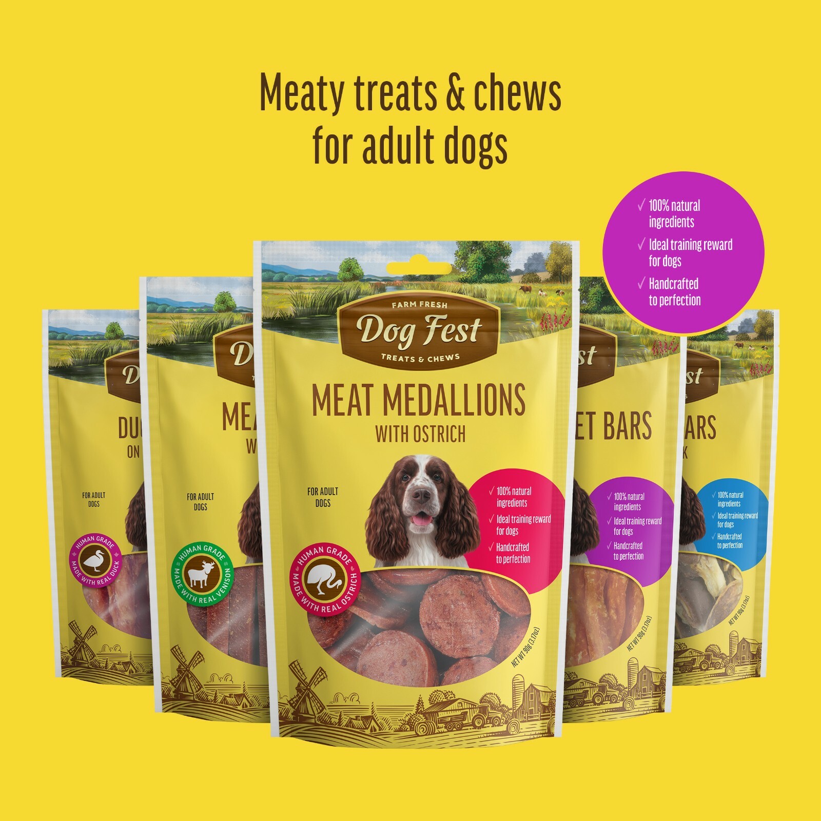 CHICKEN TENDERS (Pack of 2) - High Protein Chicken Dog Treats from Dog Fest Dog Fest - фотография #8
