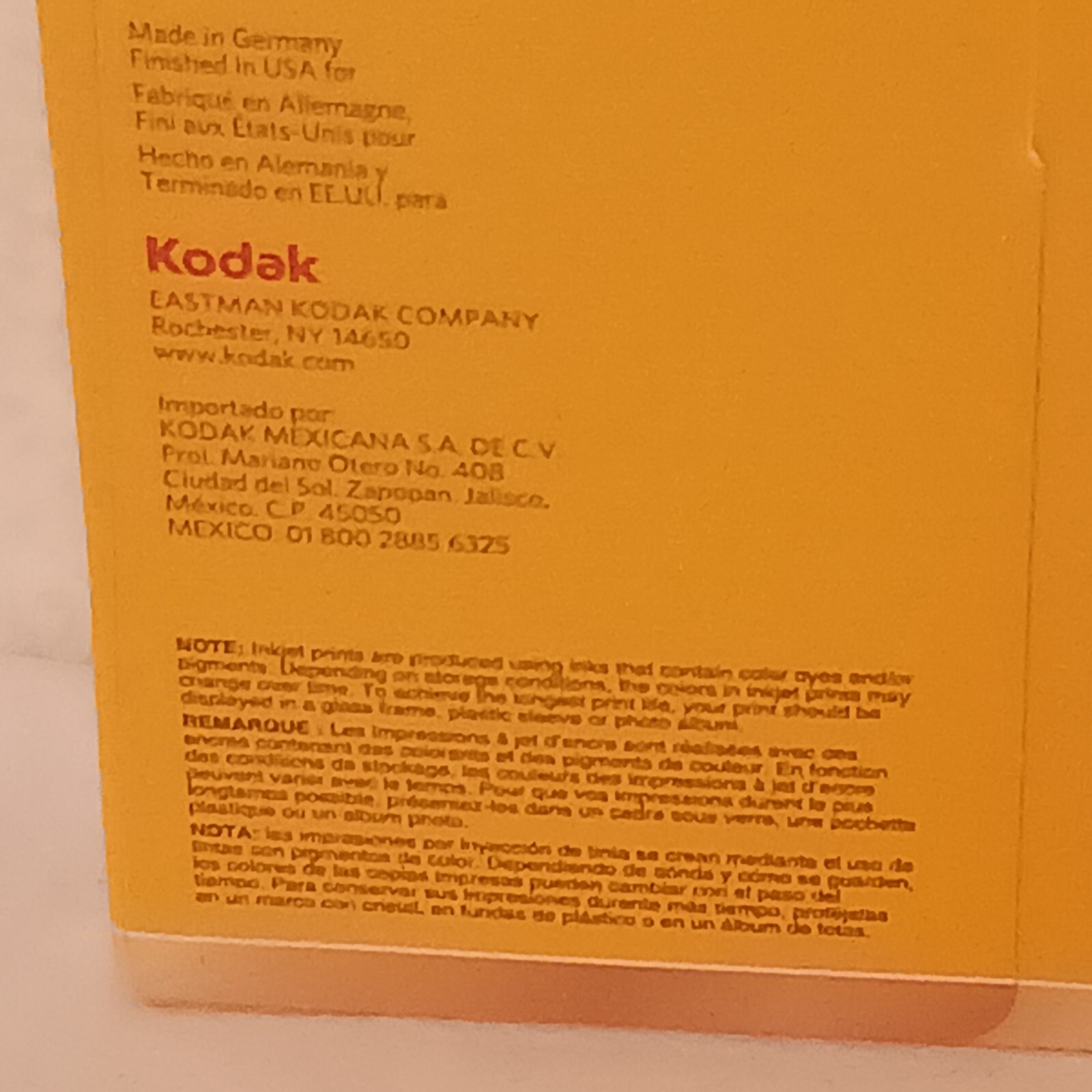 Kodak Photo Paper 6.5 mil Gloss 8-1/2 x 11 Instant Dry 100 Sheets Kodak 8209017 - фотография #9