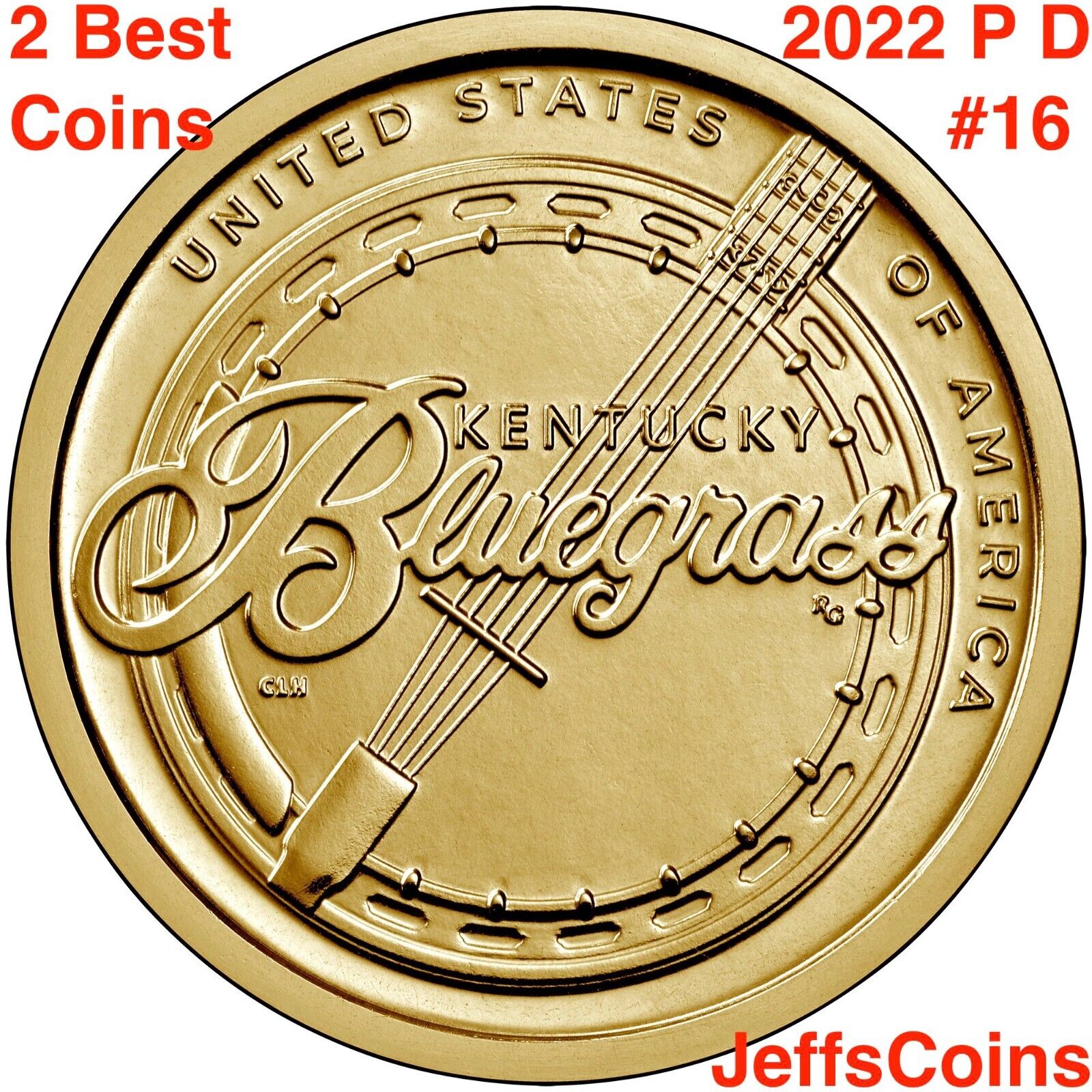 2022 P D Bluegrass Kentucky Music Trailblazer Innovation Banjo 16 BEST Dollar PD Без бренда
