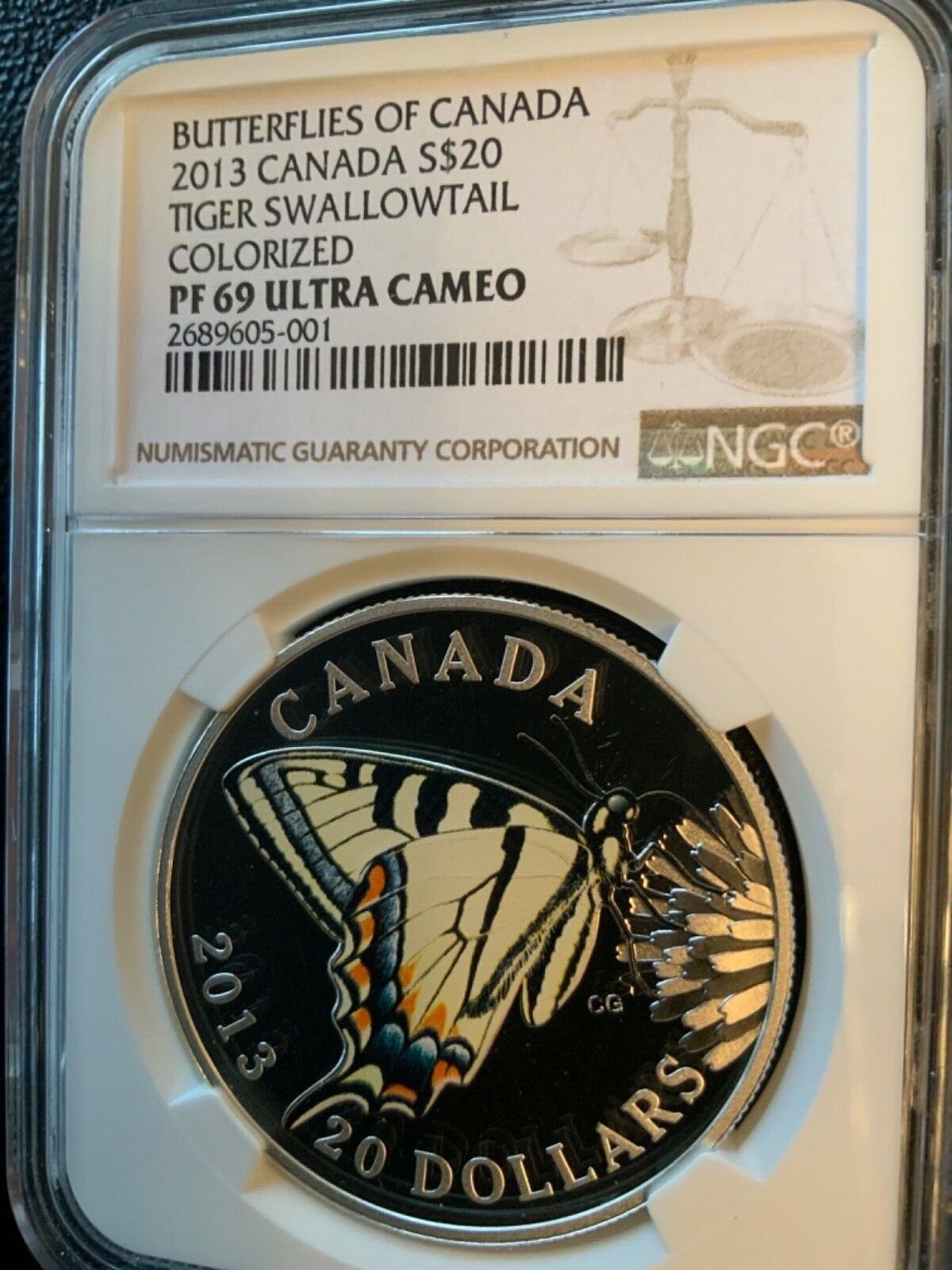 2013 2014 2015 1 oz .999 Silver PROOF $20 Butterflies of Canada NGC PF70 69 Set! Без бренда - фотография #5