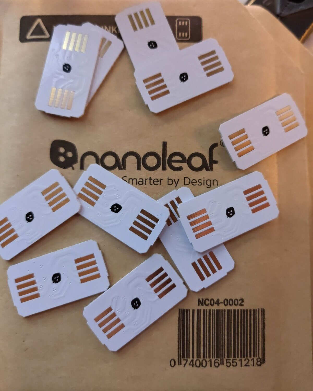12x Nanoleaf AURORA Light Panels Rigid Linker Link Connector - (NC04-0002) Nanoleaf NC04-0010