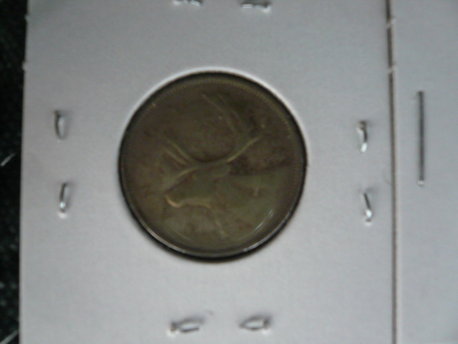 1954 CANADA  25 Cent Coin CARIBOU Queen Elizabeth II 80% Silver SET OF 3 COINS Без бренда - фотография #3