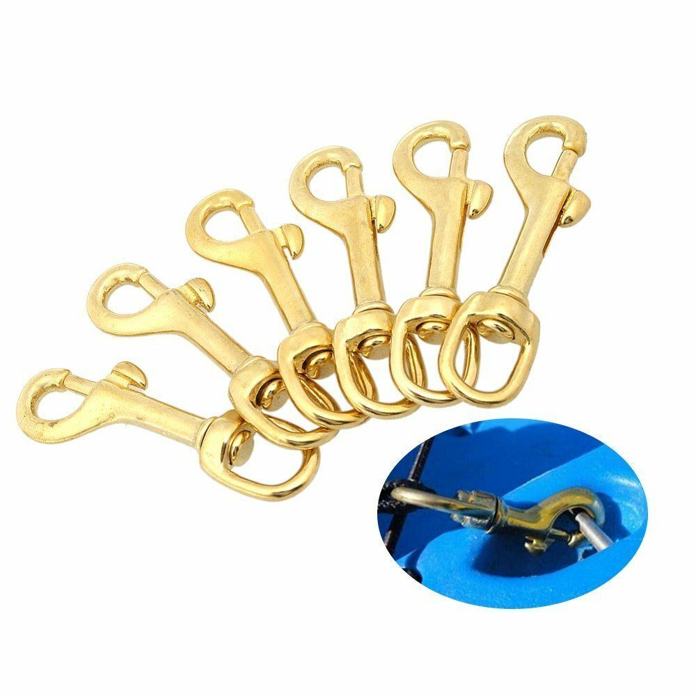 Solid Brass Swivel Eye Clasp Bolt Snap Durable Trigger Heavy Duty Diving Hooks Unbranded 8419024902