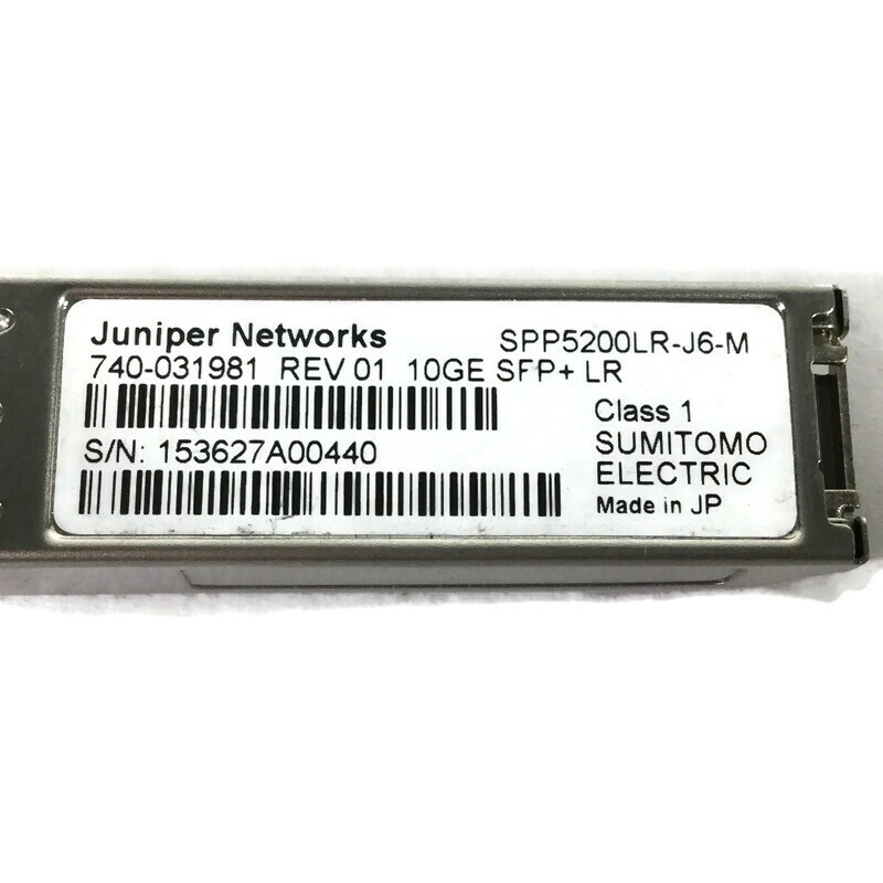 Lot of 8 Juniper Networks 740-031981 10GBASE-LR SPP5200LR-J6-M SFP+ Transceiver Juniper Networks 740-031981 - фотография #3