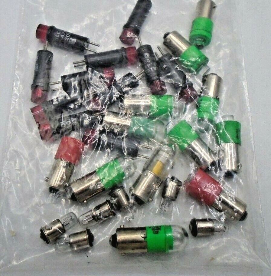  Bayonet Base Bulbs LED Lot of  29 Assorted Mini LED New Free Shipping Ledtronics, Ledtx 507-4761, B3206, BF321-OAG