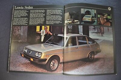 1979-1980 Lancia Catalog Brochure Coupe Sedan HPE Zagato Excellent Original Без бренда Zagato - фотография #9