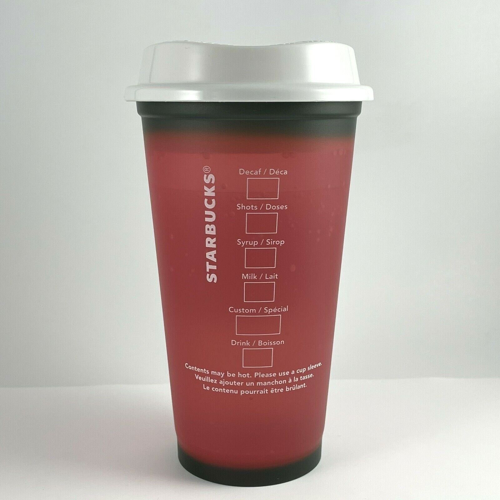 2 Starbucks 2020 Color Changing Reusable Cups Green To Red Holiday Xmas Hot  Starbucks - фотография #6