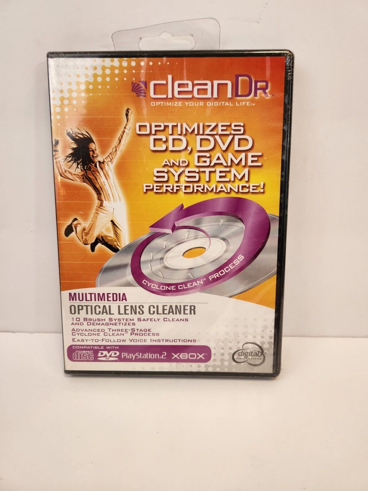 Clean Dr Multimedia Optical Lens Cleaner  CD  DVD  Games 2004 Digital Innovation Digital Innovations Unknown