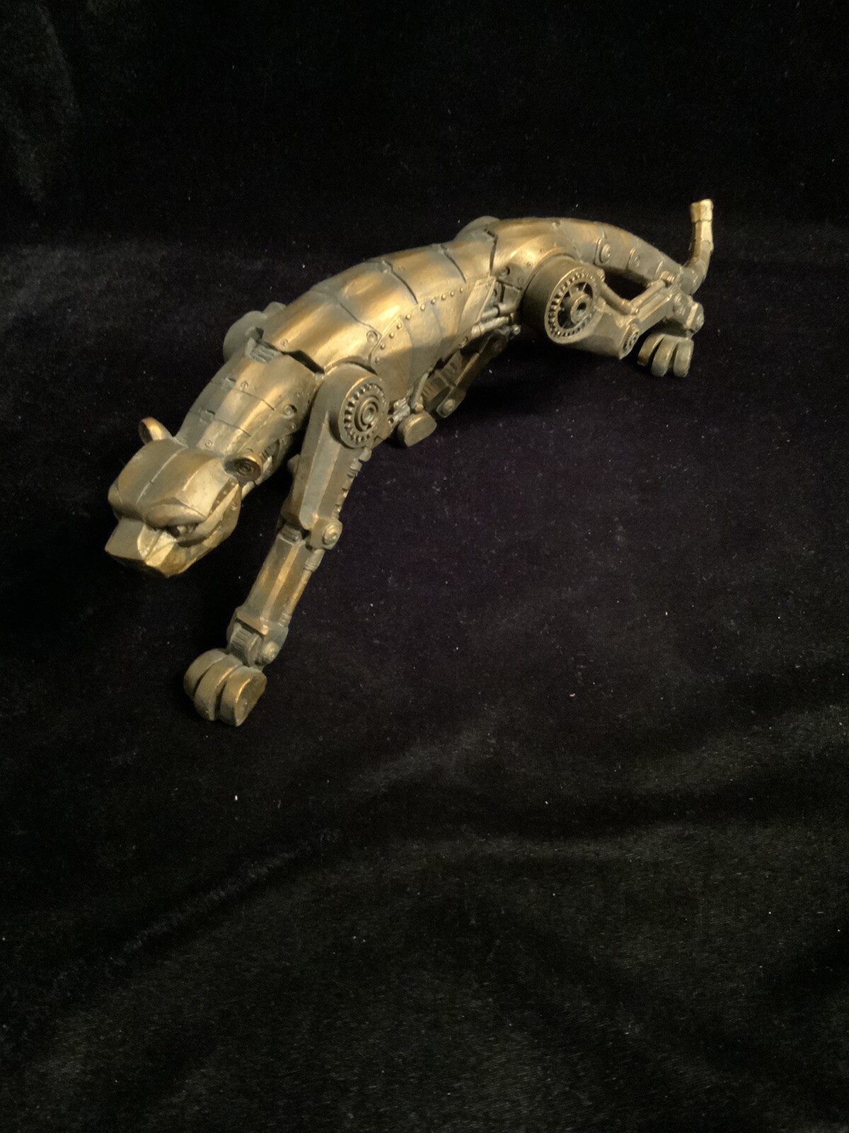 Design Toscano Cyber Leopard Steampunk Statue Design Toscano - фотография #7