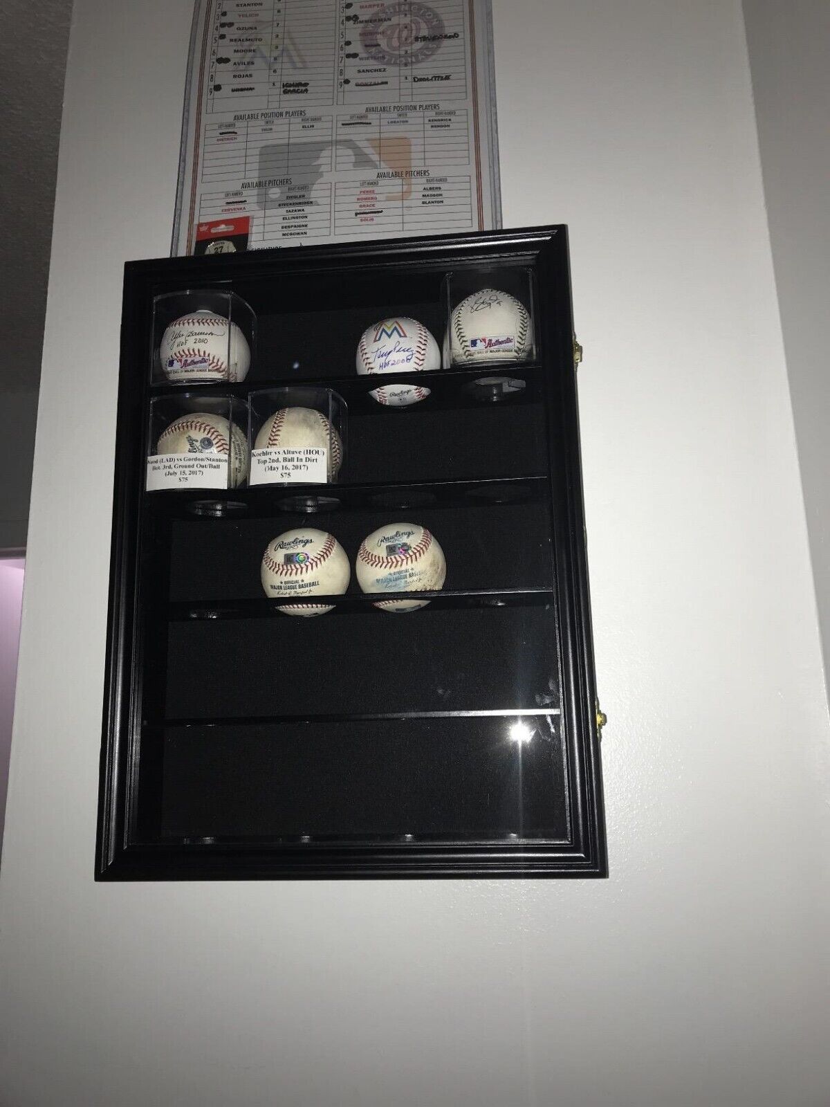 20 Baseball or Cube Display Case Cabinet Holder Shadow Box , UV Protection Без бренда - фотография #6