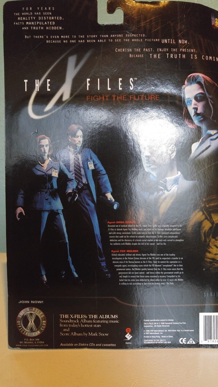 1998 McFarlane Toys The X-Files Series 1 Agent Fox Mulder and Agent Dana Scully Без бренда - фотография #9