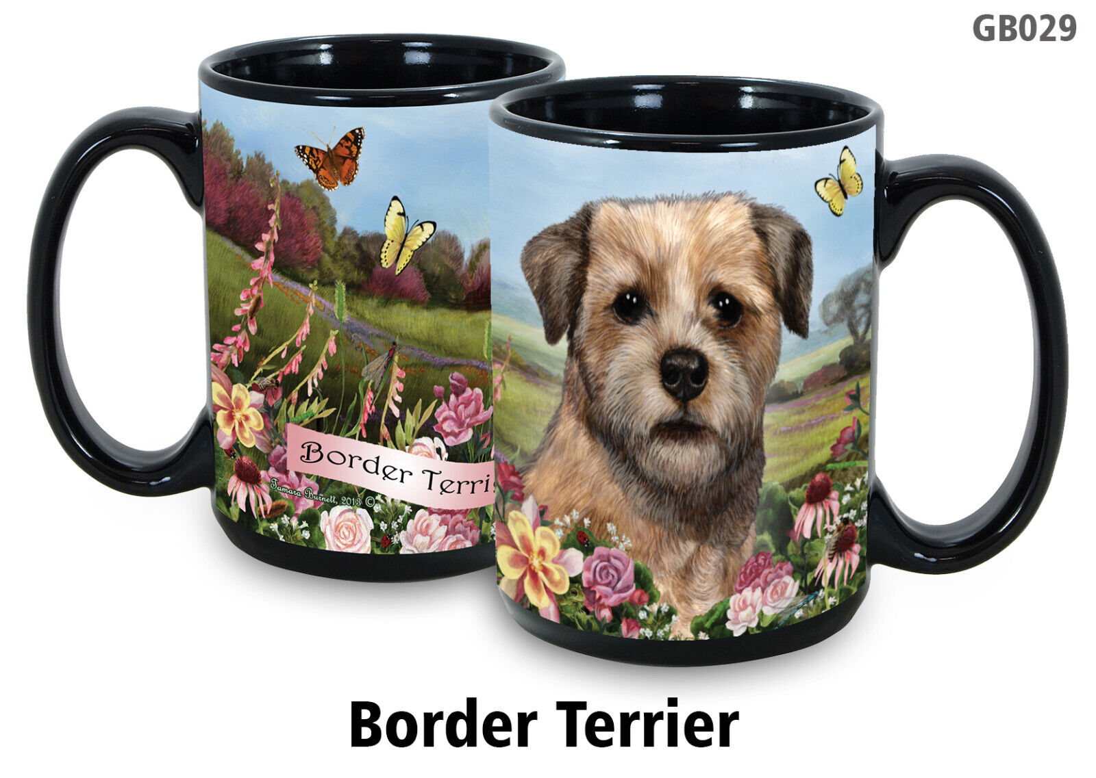 Garden Party Mug -  Border Terrier Без бренда