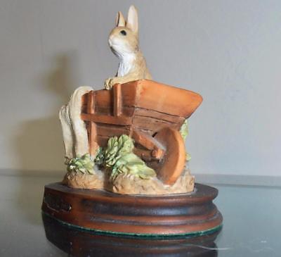 Peter Rabbit Figurine Made in Scotland & set of wall hangings Cute Nursery Decor Borders - фотография #4