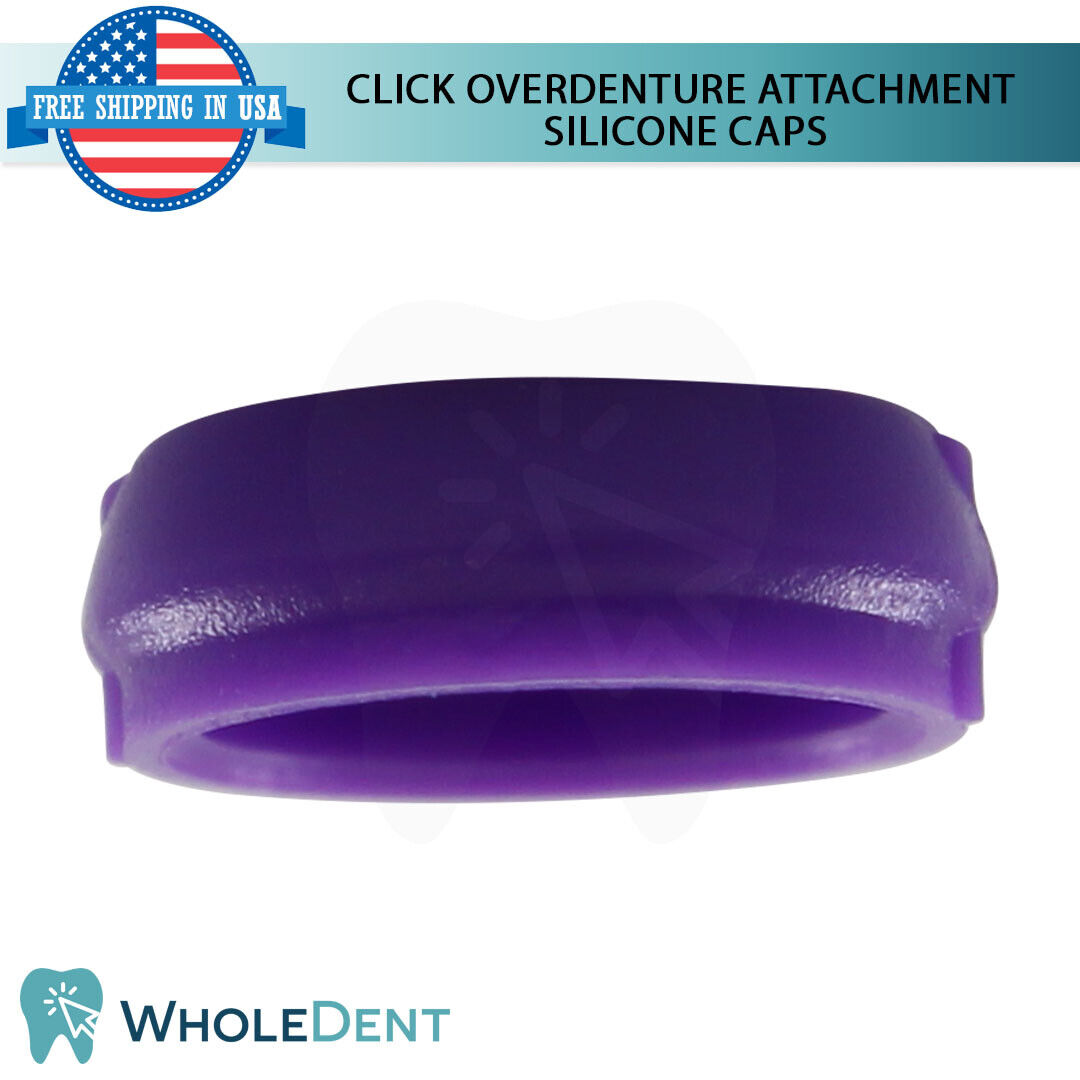 10x Strong Silicone Cap Click Overdenture Attachment Abut ment Dental Im plant Rhein83 Does Not Apply - фотография #2
