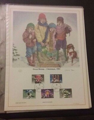 1983-88 Great Britain Lithograph Limited Edition - Christmas Без бренда