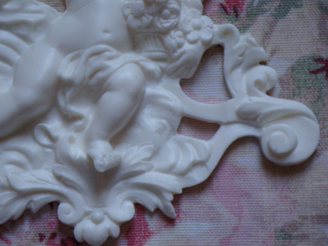 New! CHERUB FLORAL ACANTHUS CENTER  Architectural Furniture Applique Pediment Bella RosaA ppliques Does Not Apply - фотография #3