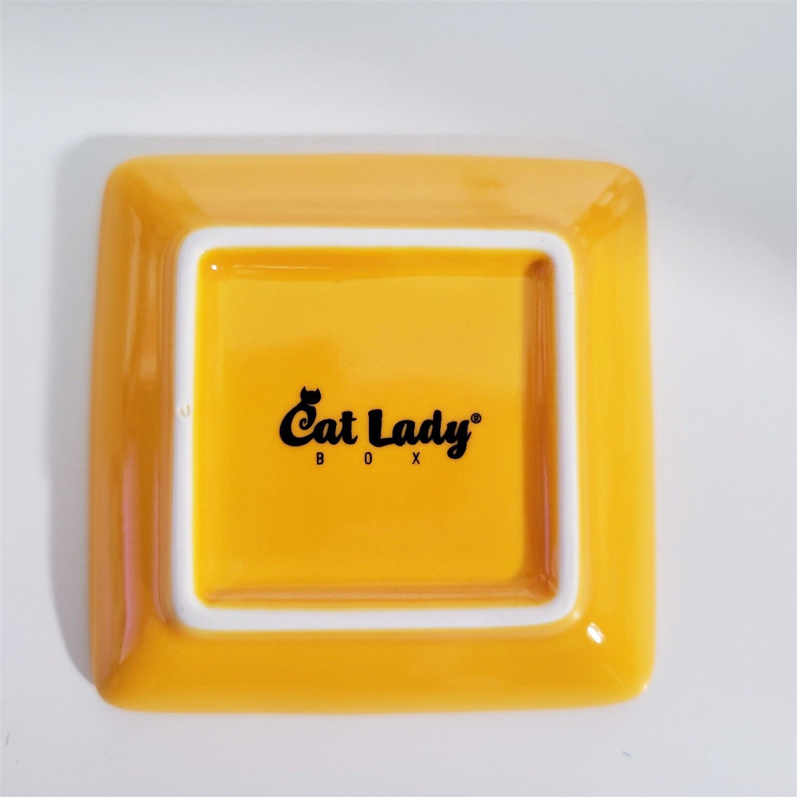 Cat Lady Box Orange Kitty Cat Cats Trinket Tray Jewelry Dish Crazy Cat Lady 3 in Cat Lady Box - фотография #3