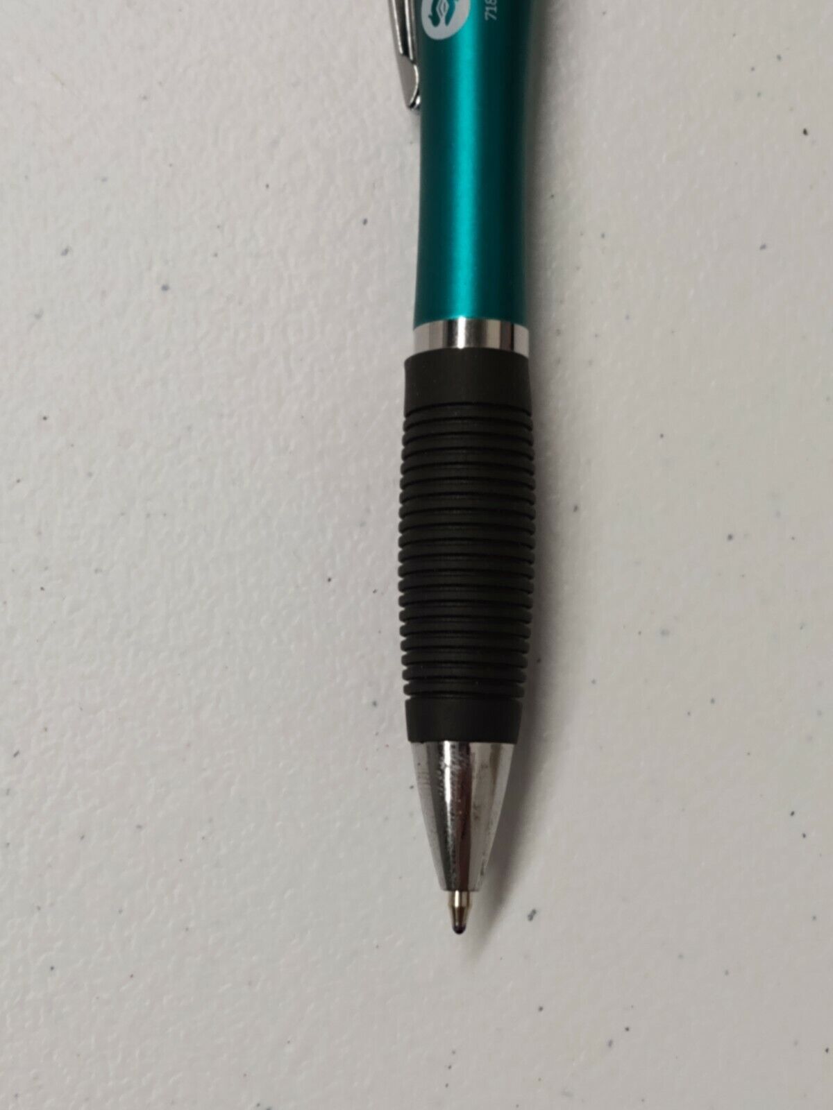 30ct Lot Retractable Misprint Pens Thick Barrel Rubber Grip TEAL/AQUA BLUE/GREEN Misprint Does Not Apply - фотография #4