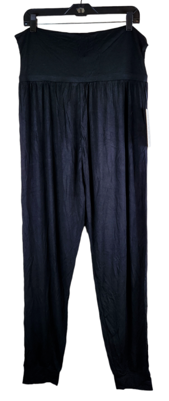 Danskin Women's Size XL (14/16) Rich Black Hammer Pants Style 8708 Dancewear Danskin