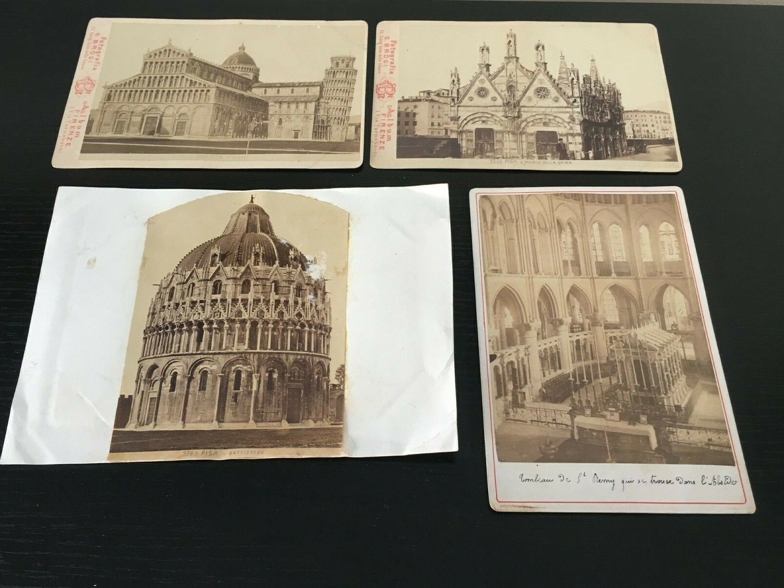 ANTIQUE POSTCARDS OF VARIOUS ITALIAN CATHEDRALS. LOT OF 4 Без бренда