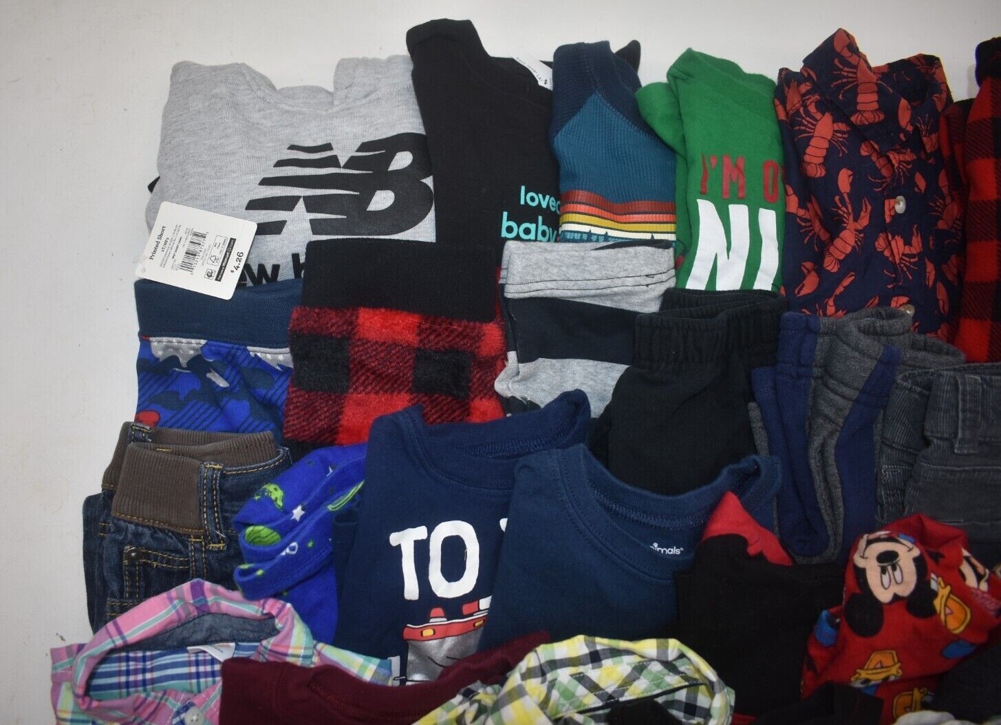 Wholesale Bulk Lot of 30 Boys Size 2T Mixed Season Tops Pants Bottoms Shirts Mixed Brand - фотография #2