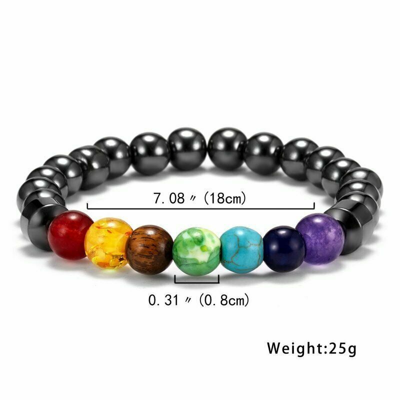 Wholesale 6Pcs Lot Magnetic Hematite Healing Chakra Stone Weight Loss Bracelet Unbranded - фотография #6