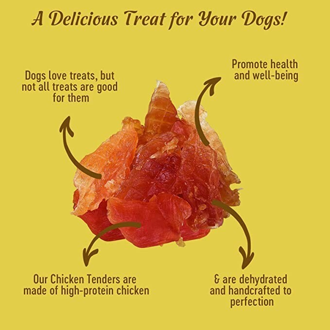 CHICKEN TENDERS (Pack of 2) - High Protein Chicken Dog Treats from Dog Fest Dog Fest - фотография #3