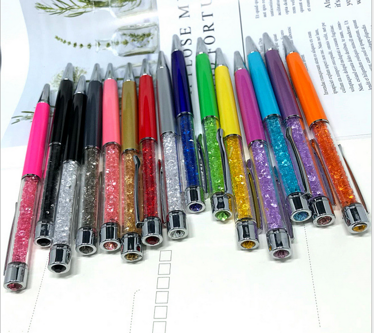 12PCS Bling Crystals Diamond Ballpoint Pens Office School Supply Stationery gift Aimilcall - фотография #6