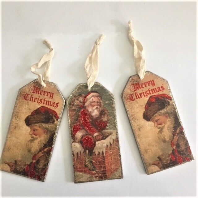 Primitives by Kathy Bottle Tags - Set of 3  $9.95 Primitives by Kathy