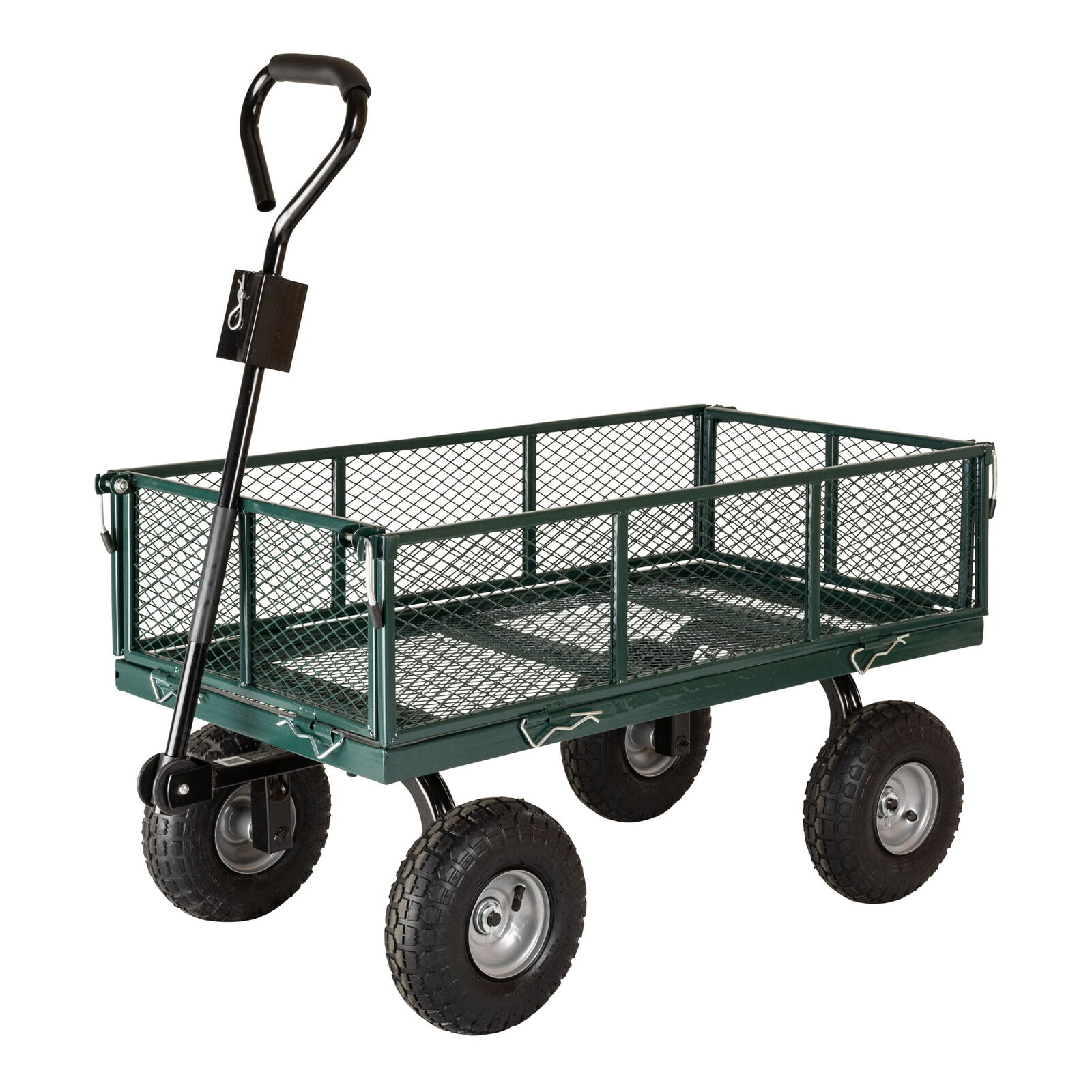 Garden Carts Yard Dump Wagon Cart Lawn Utility Cart Outdoor Steel Heavy Duty Does not apply