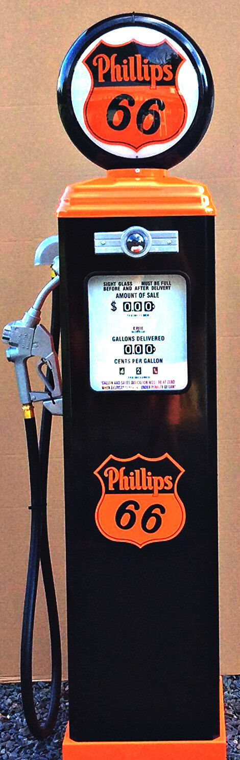 NEW PHILLIPS 66  REPRODUCTION GAS PUMP - ANTIQUE OIL  REPLICA - FREE SHIPPING* Phillips 66