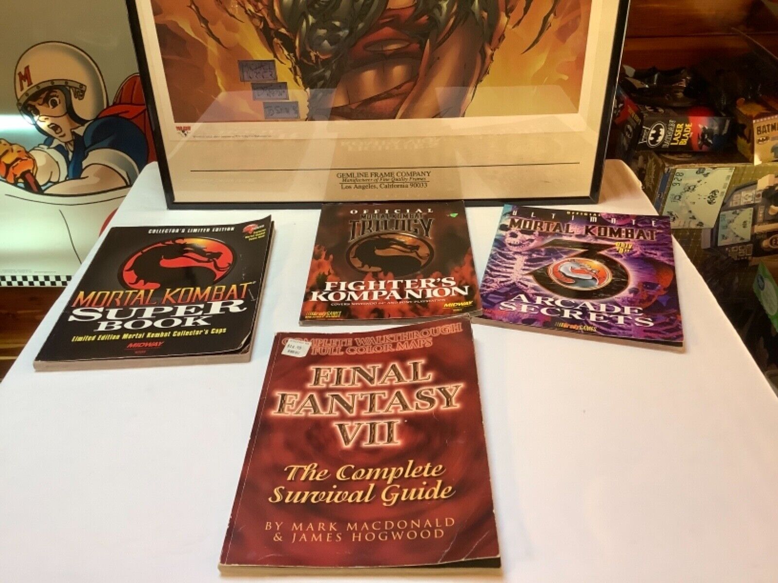 Vintage Mortal Kombat Super Book1994, Mortal Kombat Fighters Kompanion 1996, Mor Midway