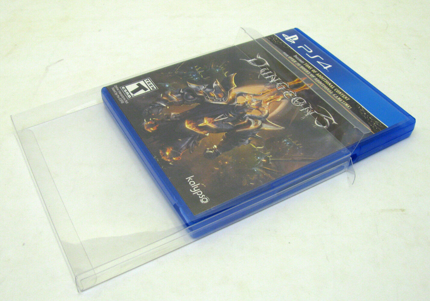 10X SONY PLAYSTATION PS4 CIB GAME -CLEAR PLASTIC PROTECTIVE BOX PROTECTORS CASE  Dr. Retro Does Not Apply - фотография #5