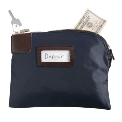 ControlTek 7-Pin Canvas Locking Night Deposit Bag, 8 1/2" x 11", Blue FEDERAL SUPPLY - фотография #3