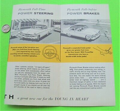 1955 PLYMOUTH BELVEDERE DLX BROCHURE 12-pgs + FEATURES BROCHURE Convertible XLNT Без бренда - фотография #5