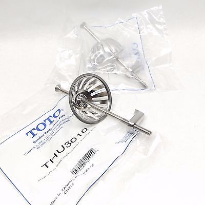 LOT OF 2 TOTO THU3010 URINAL DRAIN COVER ASSY, STAINLESS STEEL TOTO THU3010