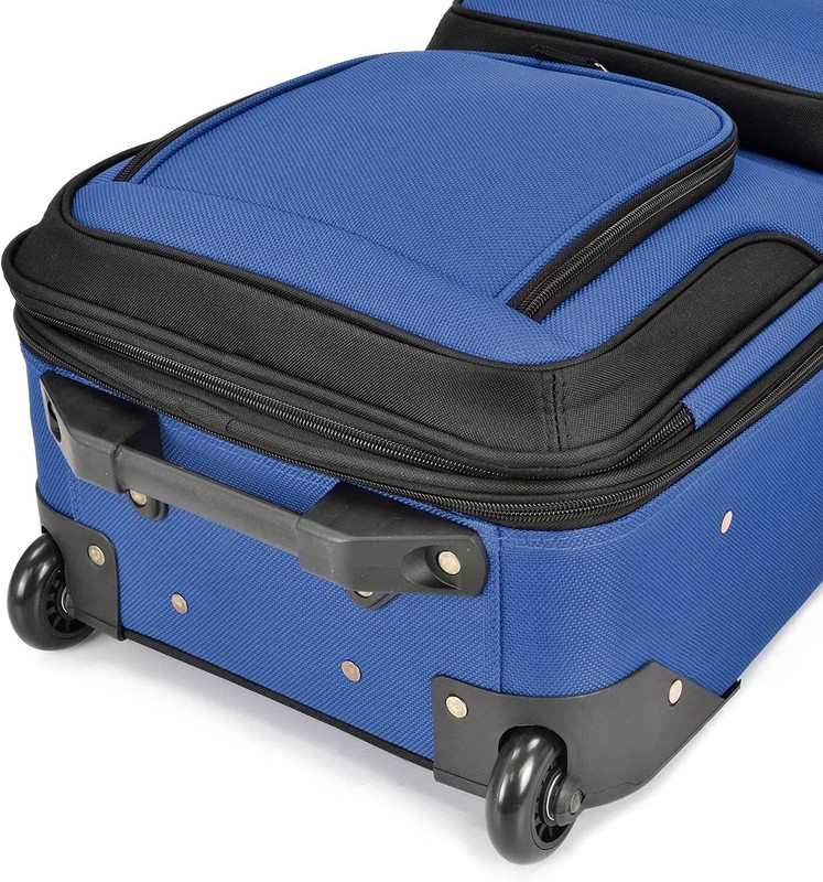 U.S. Traveler Rio Expandable Carry-On | Luggage Set Travel Bag Trolley 2 Wheels U.S. Traveler - фотография #8