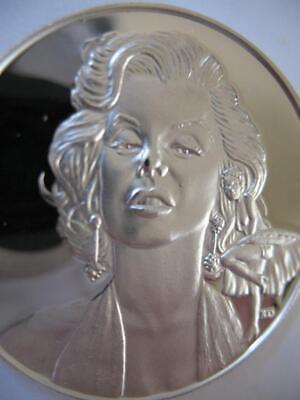 1- OZ..999 SILVER COIN VERY RARE DETAILED CLASSIC MARLYN MONROE 1926-1962 + GOLD Без бренда