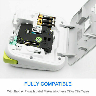 TZ-231 TZe-231 PT-D210 5 Pk Compatible Label Maker Tape 12mm for Brother P-Touch Greateam TZE-231-431-531-631-731-5 - фотография #5