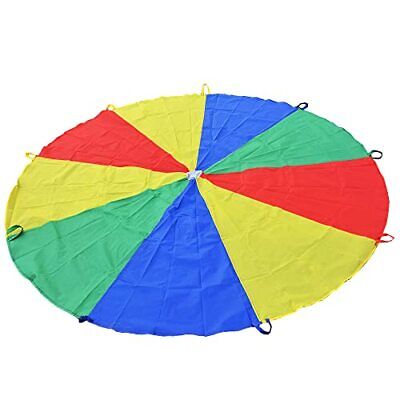  Parachute for Kids 6' with 9 Handles Game Toy for Kids Play  Does not apply Does Not Apply - фотография #4